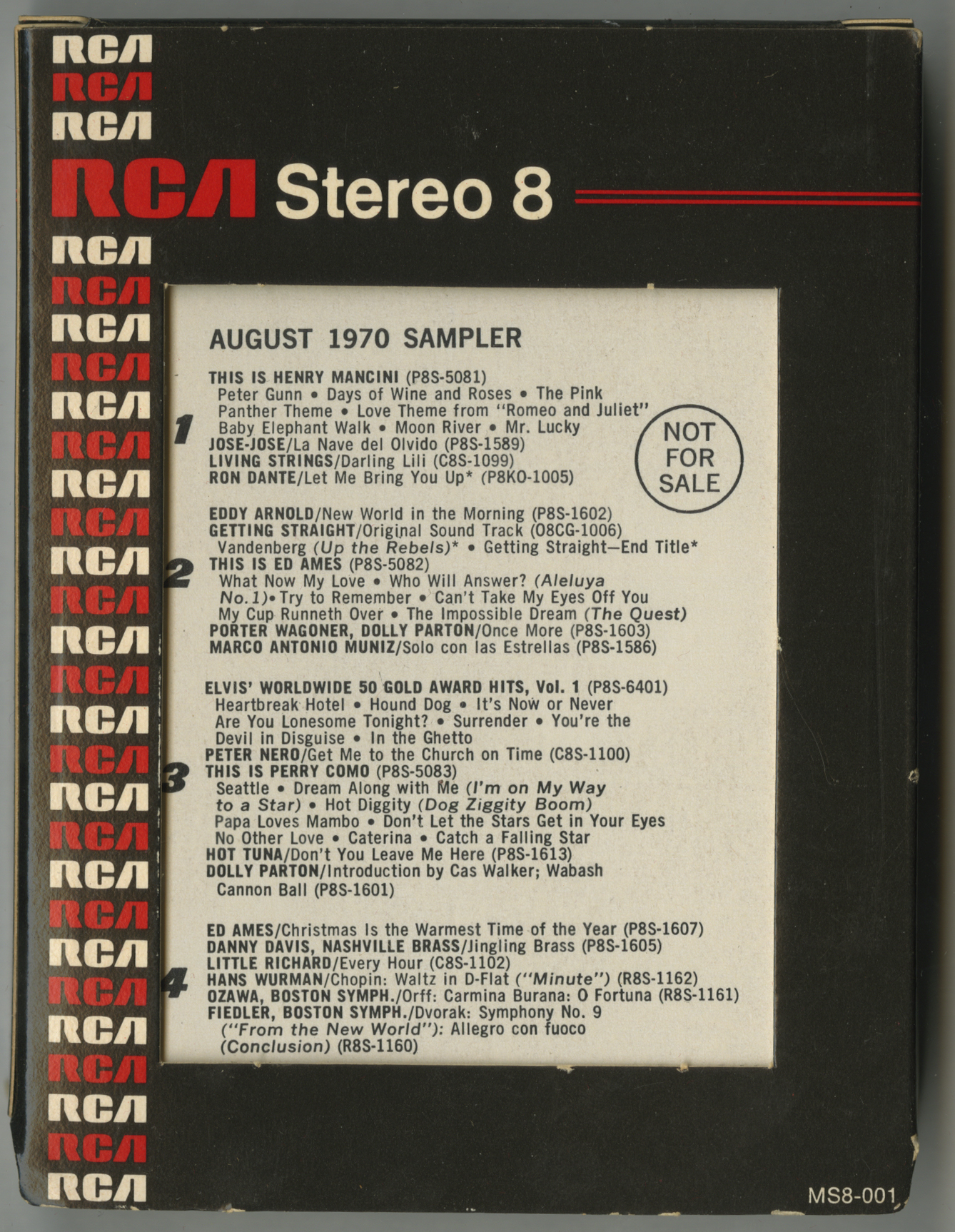 August 1970 SAMPLER