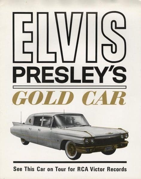 Elvis’ Gold Car On Tour for RCA Victor Records